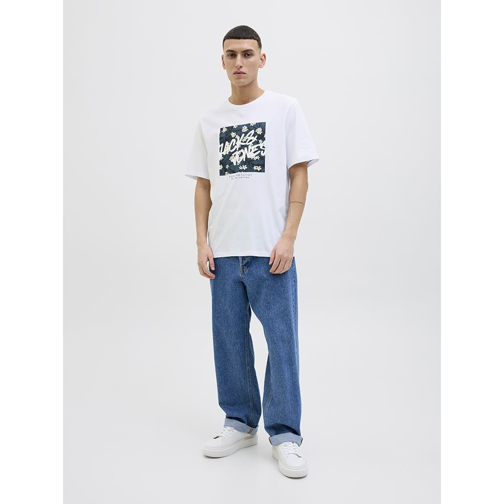 Jack and Jones Λευκό T-shirt C Neck - 12269324