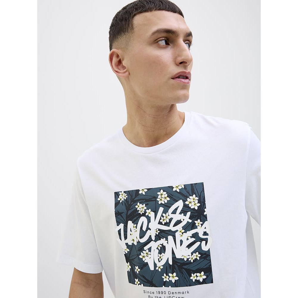 Jack and Jones Λευκό T-shirt C Neck - 12269324