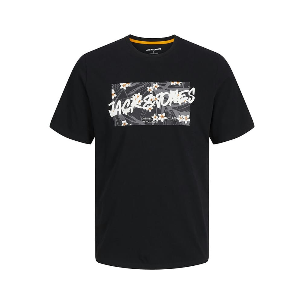 Jack and Jones Μαύρο T-shirt C Neck - 12269324