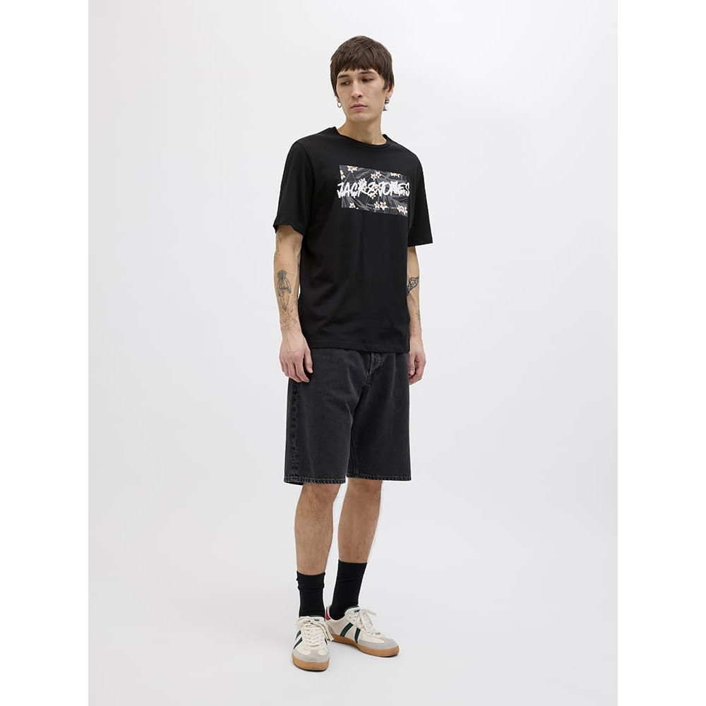 Jack and Jones Μαύρο T-shirt C Neck - 12269324