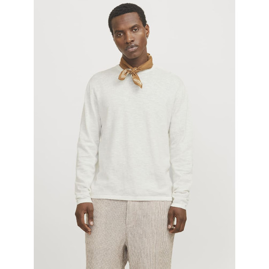 Jack and Jones Εκρού Πουλόβερ C Neck - 12269631