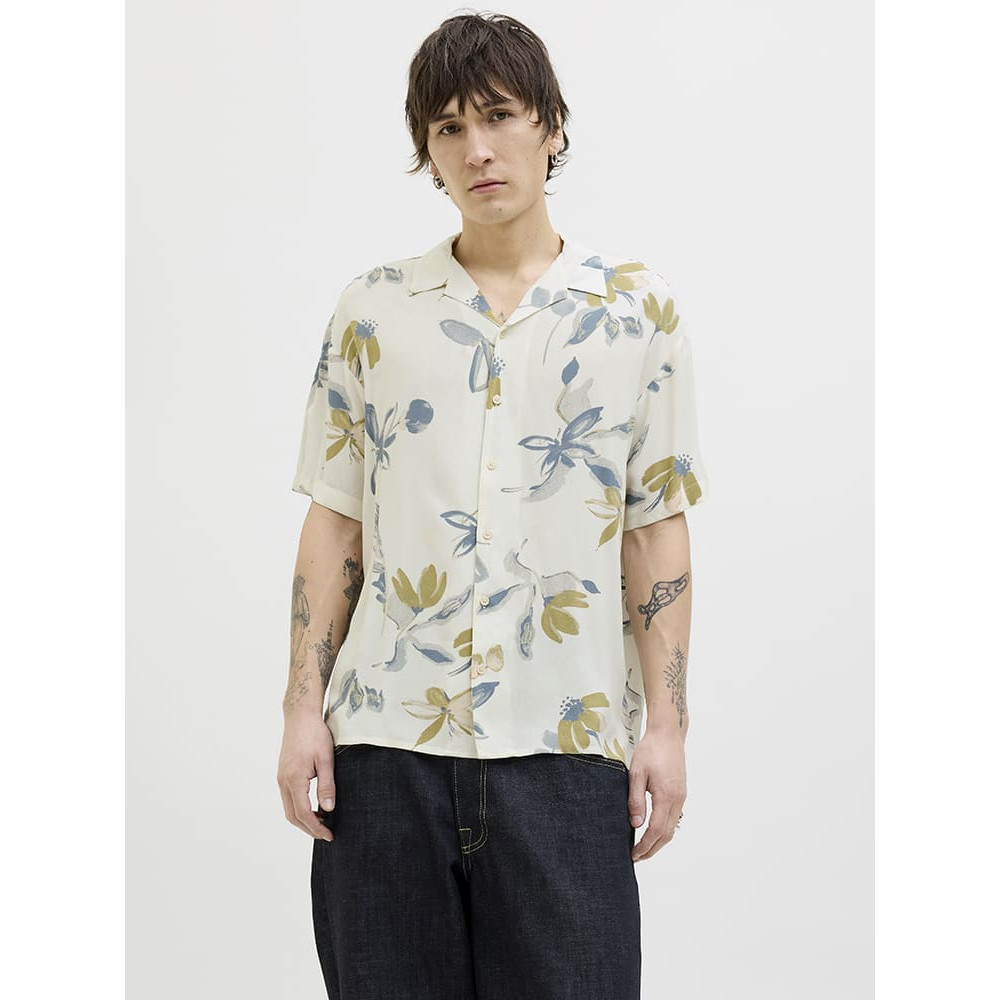 Jack and Jones Λευκό Πουκάμισο Hawaiian - 12271111
