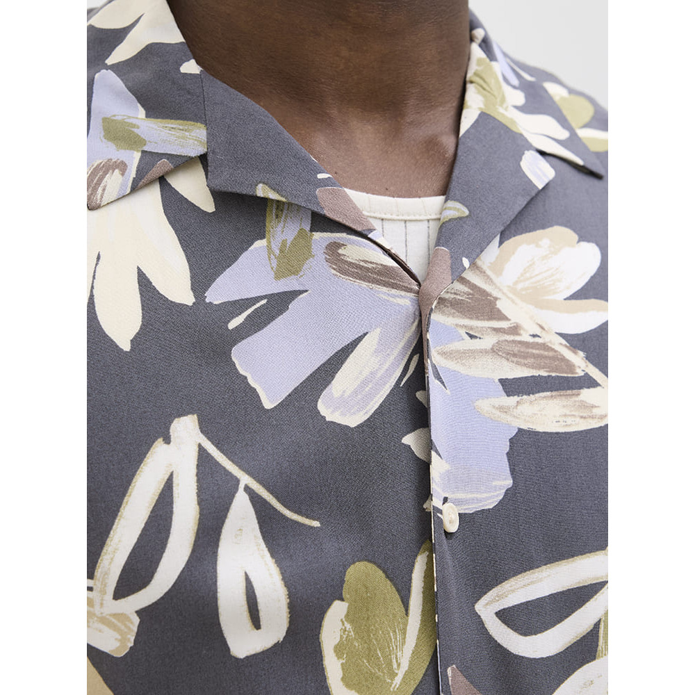 Jack and Jones Γκρι Πουκάμισο Hawaiian - 12271111