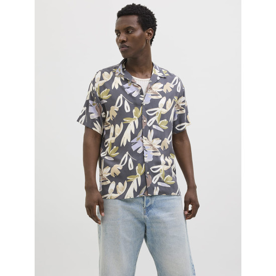 Jack and Jones Γκρι Πουκάμισο Hawaiian - 12271111