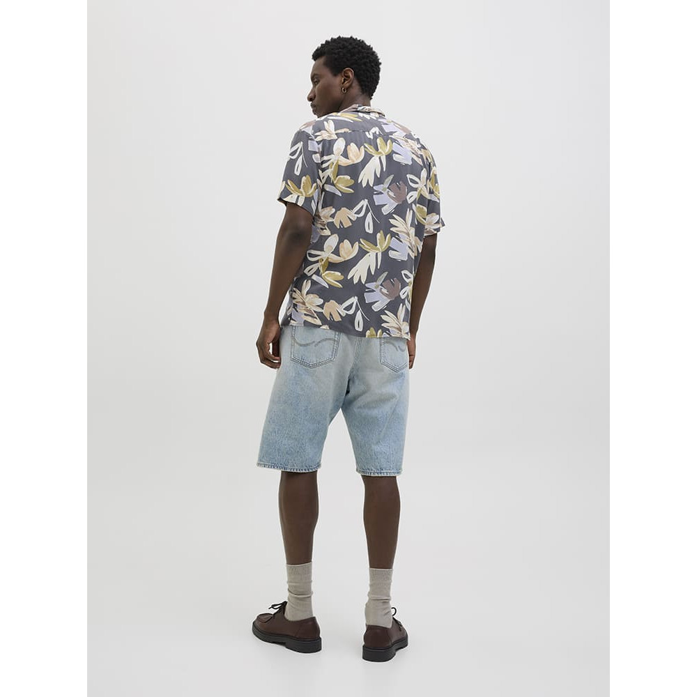 Jack and Jones Γκρι Πουκάμισο Hawaiian - 12271111