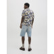 Jack and Jones Γκρι Πουκάμισο Hawaiian - 12271111