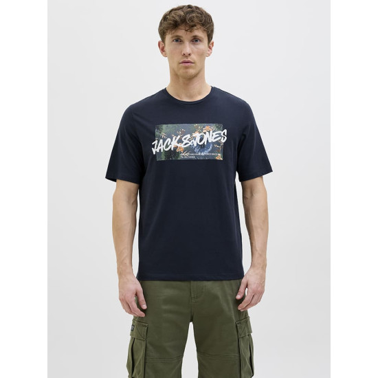Jack and Jones Μπλε T-shirt C Neck - 12269324