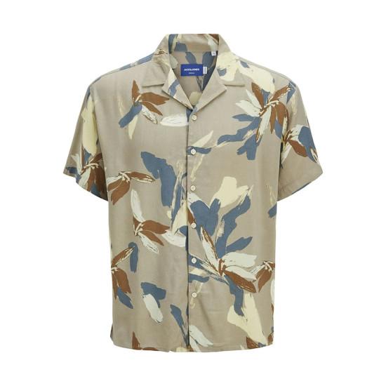 Jack and Jones Μπεζ Πουκάμισο Hawaiian - 12271111