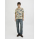Jack and Jones Μπεζ Πουκάμισο Hawaiian - 12271111