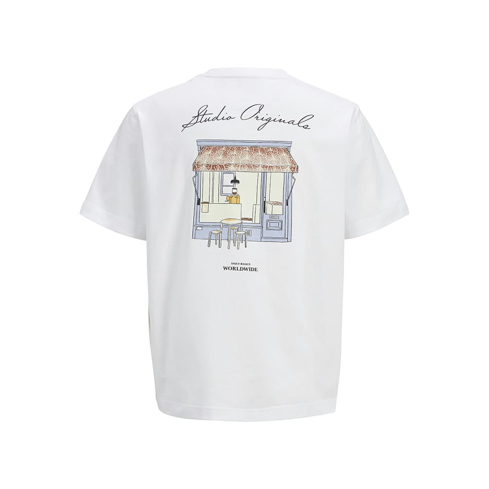 Jack and Jones Λευκό T-shirt C Neck - 12273015