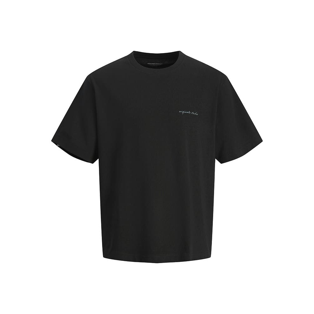 Jack and Jones Μαύρο T-shirt C Neck - 12273388