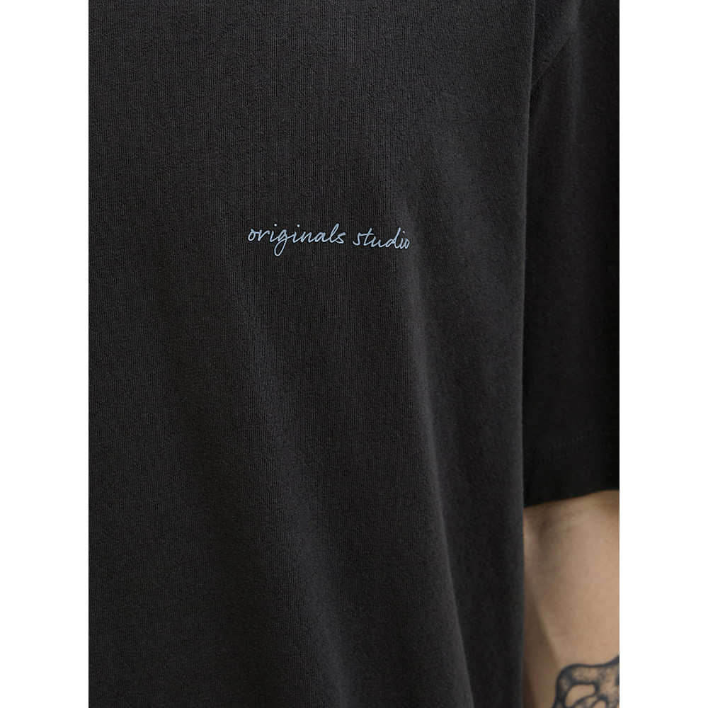 Jack and Jones Μαύρο T-shirt C Neck - 12273388