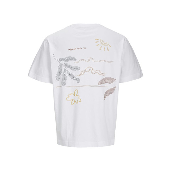 Jack and Jones Λευκό T-shirt C Neck - 12273388