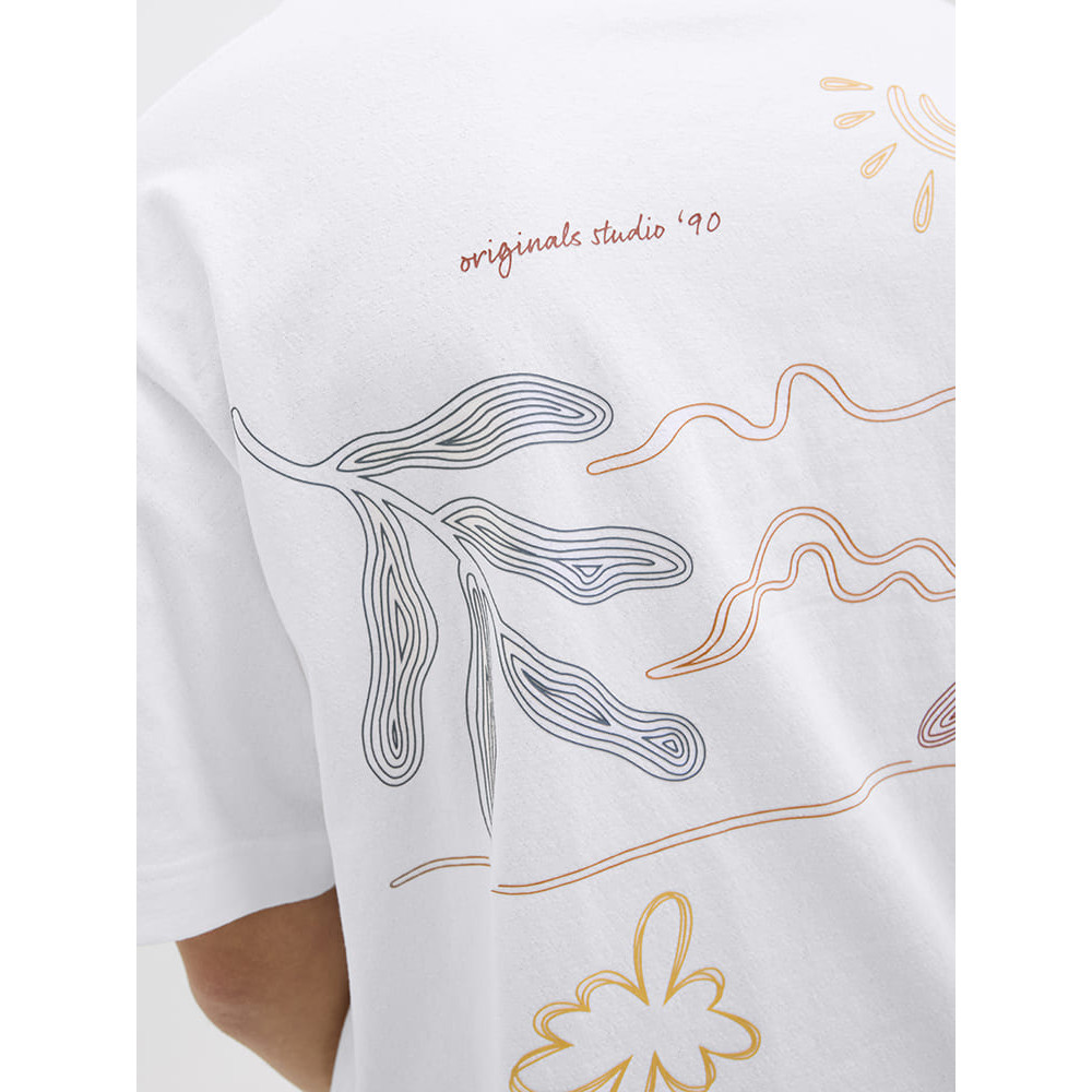Jack and Jones Λευκό T-shirt C Neck - 12273388