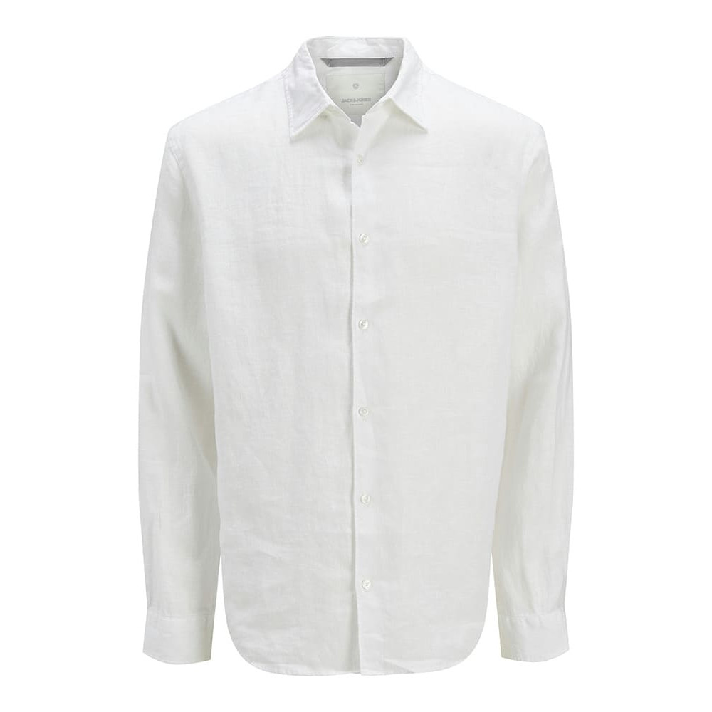 Jack and Jones Λευκό Πουκάμισο 100% Λινό - 12273907