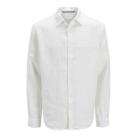 Jack and Jones Λευκό Πουκάμισο 100% Λινό - 12273907