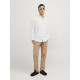 Jack and Jones Λευκό Πουκάμισο 100% Λινό - 12273907