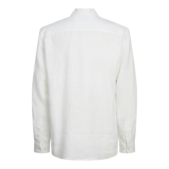 Jack and Jones Λευκό Πουκάμισο 100% Λινό - 12273907