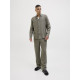 Jack and Jones Χακί Πουκάμισο 100% Λινό - 12273907