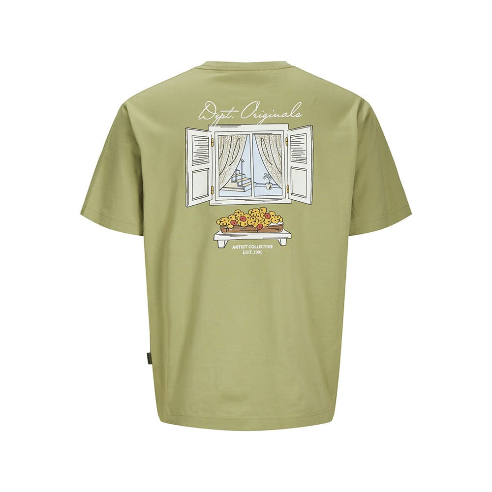 Jack and Jones Πράσινο T-shirt C Neck - 12273015