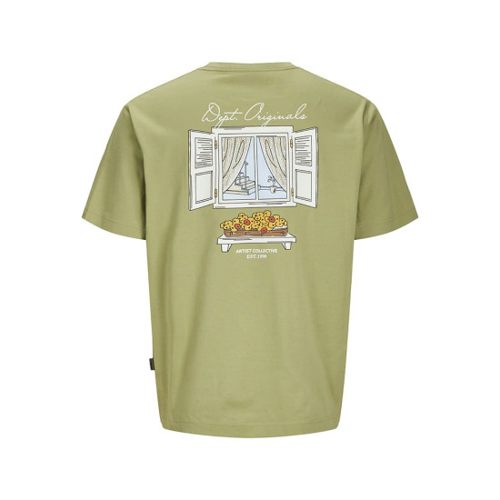 Jack and Jones Πράσινο T-shirt C Neck - 12273015
