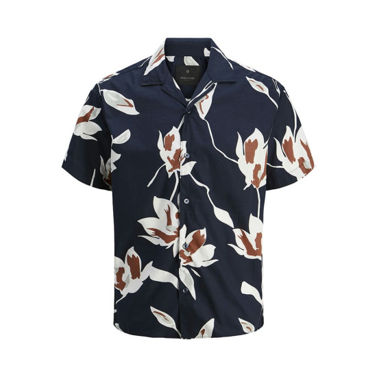 Jack and Jones Μπλε Σκούρο Πουκάμισο Hawaiian - 12274927