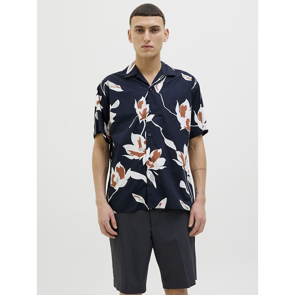 Jack and Jones Μπλε Σκούρο Πουκάμισο Hawaiian - 12274927
