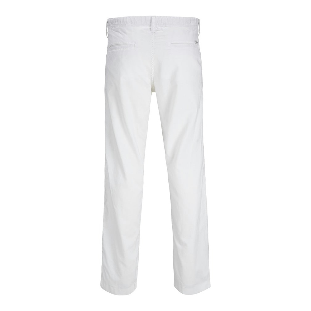Jack and Jones Λευκό Παντελόνι Linen Blend - 12274977