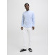 Jack and Jones Λευκό Παντελόνι Linen Blend - 12274977