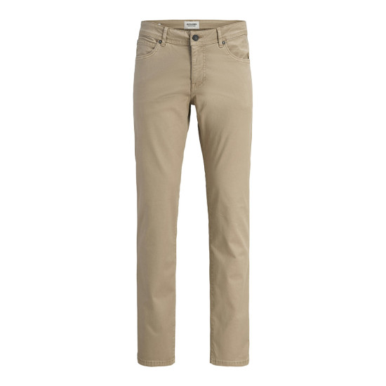 Jack and Jones Μπεζ Παντελόνι - 12293328