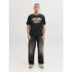 Jack and Jones Μαύρο T-shirt C Neck - 12288016