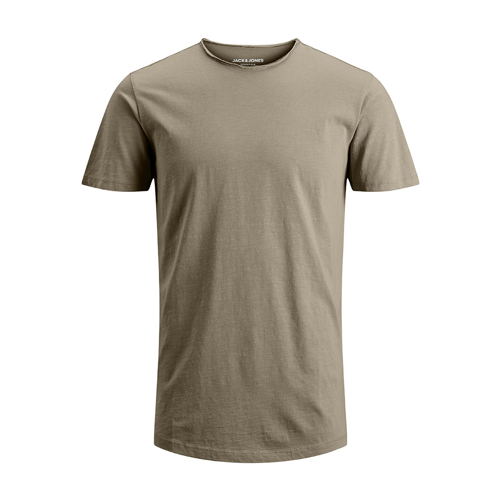 Jack and Jones Μπεζ T-shirt C Neck - 12182498
