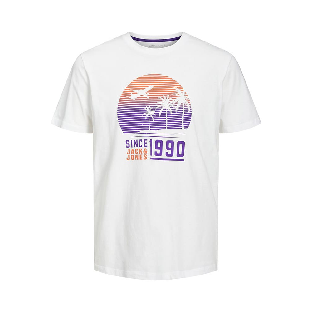 Jack and Jones Λευκό T-shirt C Neck - 12221927