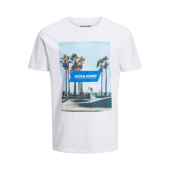 Jack and Jones Λευκό T-shirt C Neck - 12221007