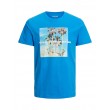 Jack and Jones Μπλε T-shirt C Neck - 12221007