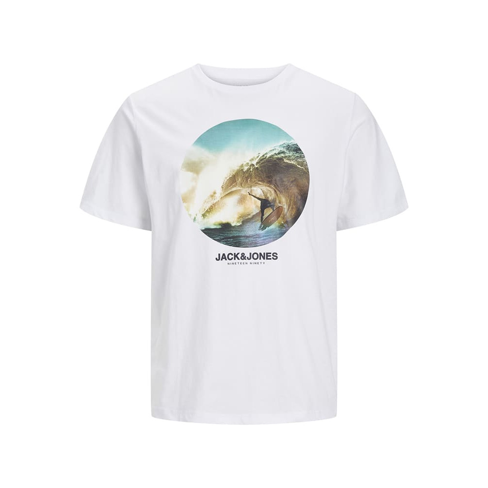 Jack and Jones Λευκό T-shirt C Neck - 12247798