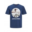 Jack and Jones Μπλε T-shirt C Neck - 12247982