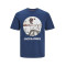 Jack and Jones Μπλε T-shirt C Neck - 12247982