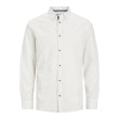 Jack and Jones Λευκό Πουκάμισο Linen Blend - 12248580
