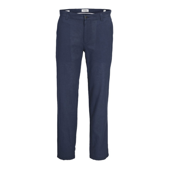Jack and Jones Μπλε Παντελόνι Linen Blend- 12248604