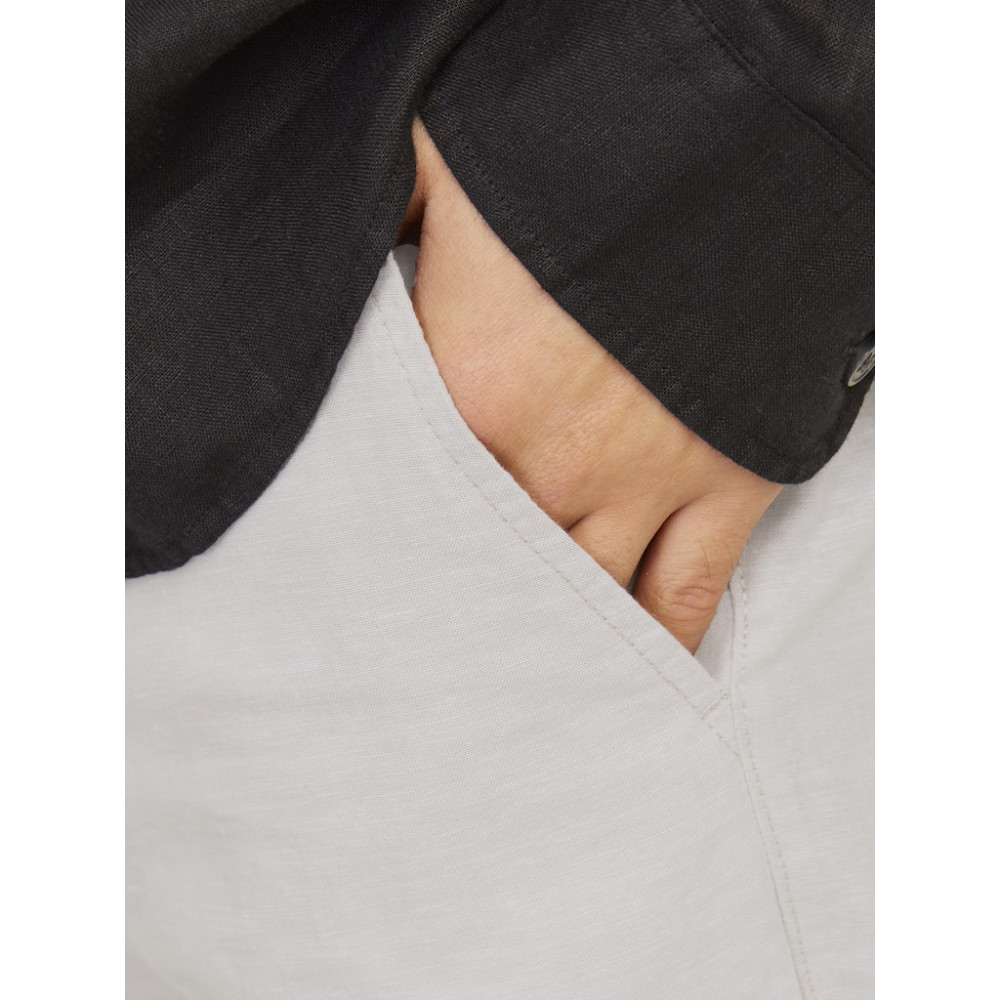 Jack and Jones Μπεζ Παντελόνι Linen Blend - 12248604
