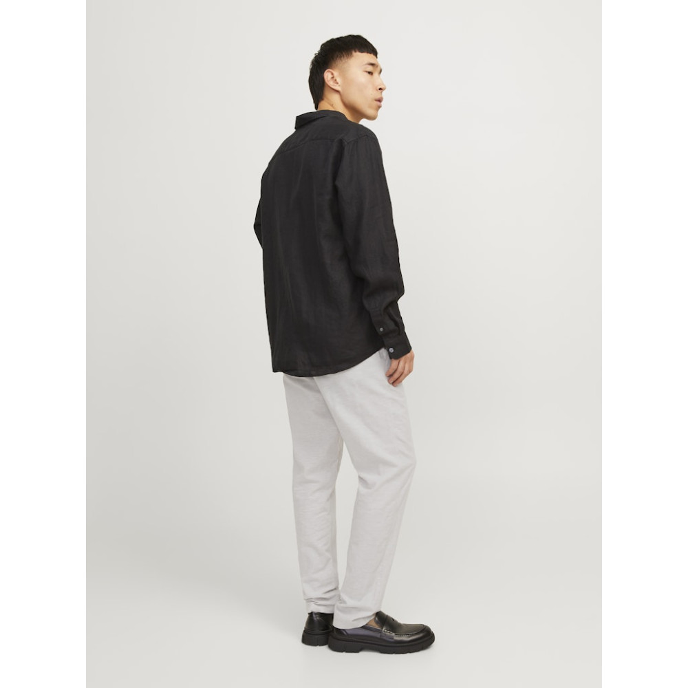 Jack and Jones Μπεζ Παντελόνι Linen Blend - 12248604