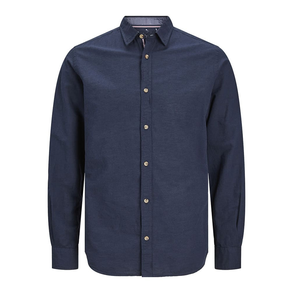 Jack and Jones Μπλε Πουκάμισο Linen Blend - 12248580