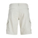 Jack and Jones Εκρού Βερμούδα Cargo - 12182555