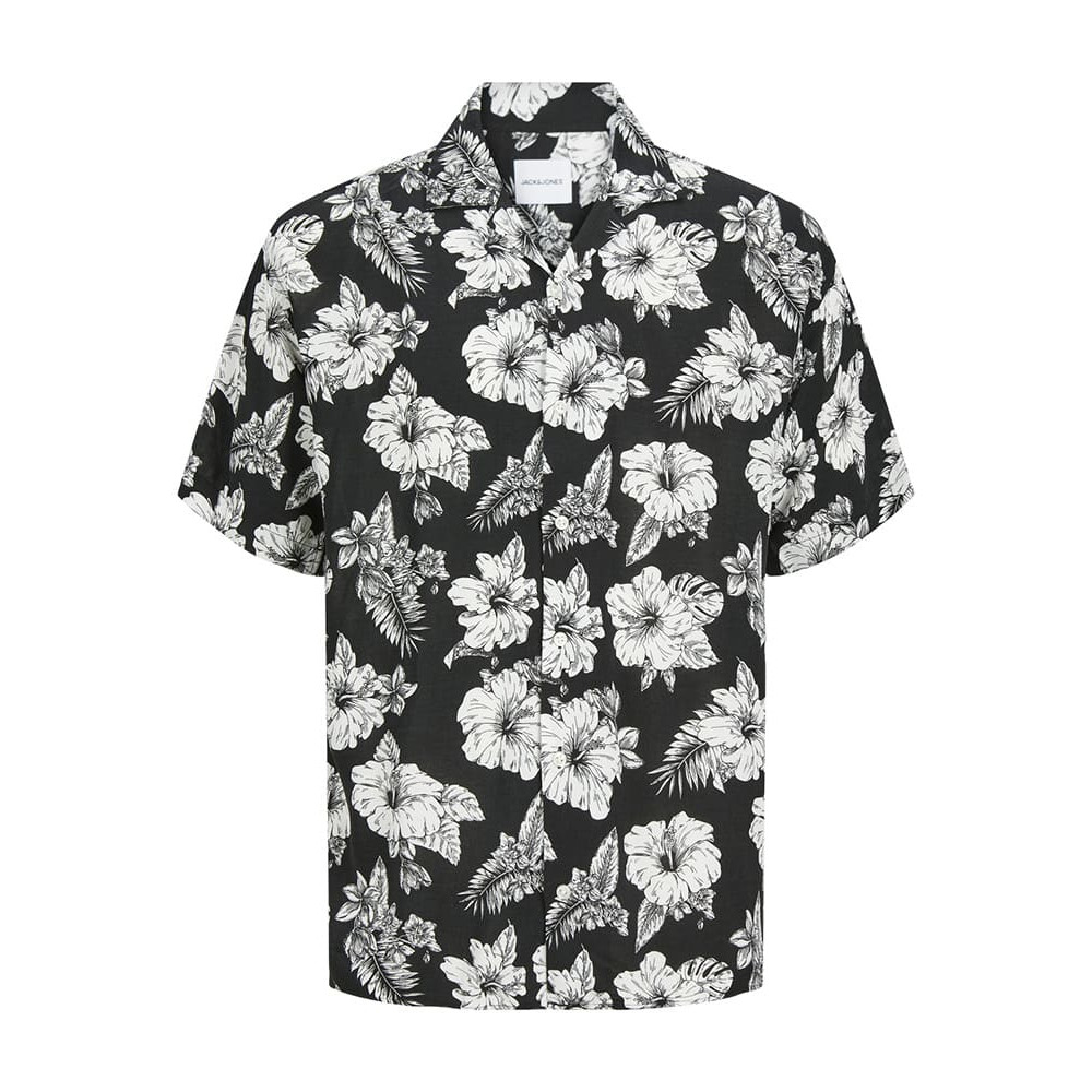 Jack and Jones Μαύρο Κοντομάνικο Πουκάμισο - 12249210