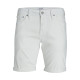Jack and Jones Λευκή Βερμούδα Denim - 12250884