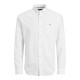 Jack and Jones Λευκό Πουκάμισο Linen Blend - 12250007