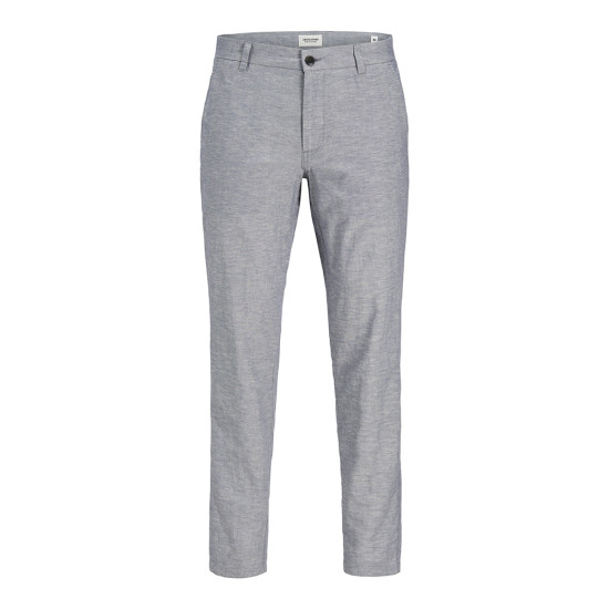 Jack and Jones Γκρι Παντελόνι Linen Blend- 12248604