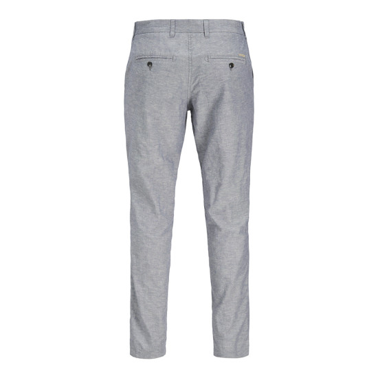 Jack and Jones Γκρι Παντελόνι Linen Blend- 12248604
