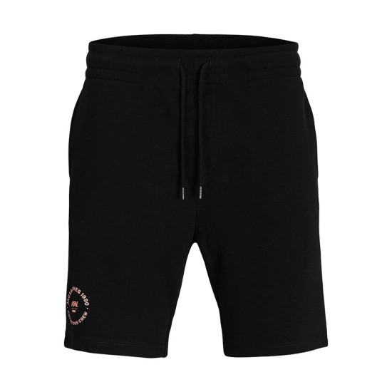 Jack and Jones Μαύρη Αθλητική Βερμούδα - 12268446